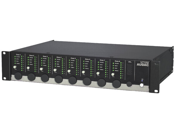 Audac MTX88, 8 -Soners Sonekontroller 